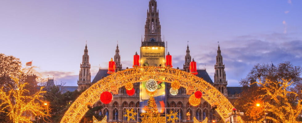 on Rathausplatz in Vienna