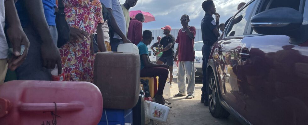 the island facing a shortage of water and fuel after