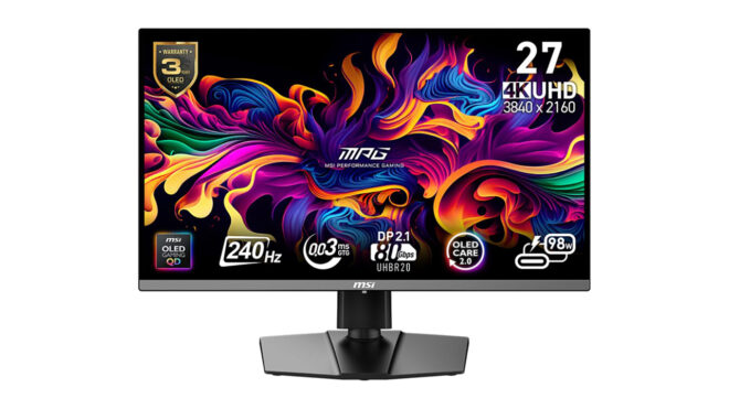 1735860864 301 Asus and MSI introduced 27 inch 4K OLED gaming monitors