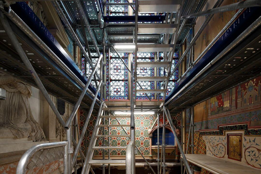 Restored chapel at Notre Dame de Paris