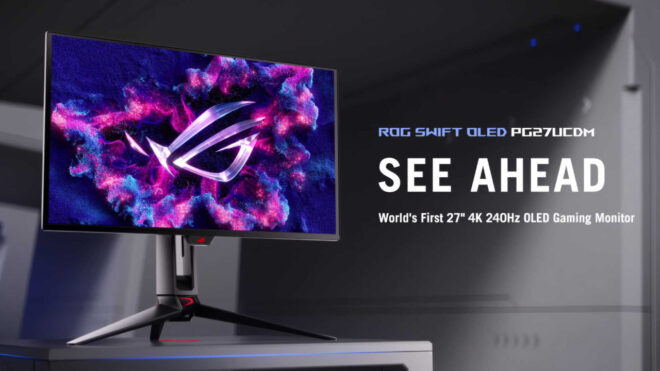 Asus and MSI introduced 27 inch 4K OLED gaming monitors