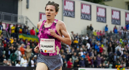 Athletics Swede Andreas Almgren breaks the European 10km record