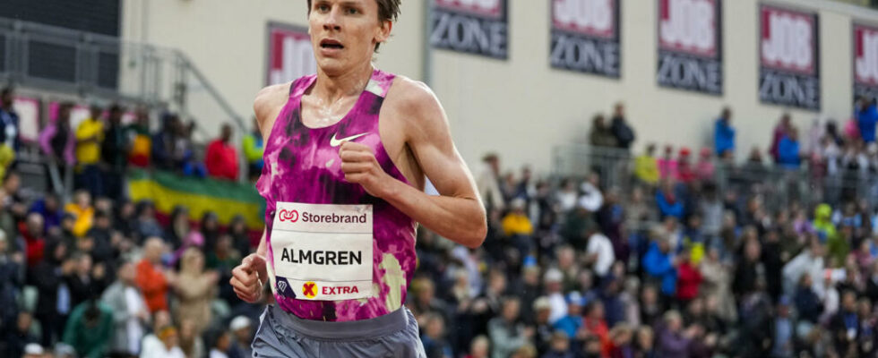 Athletics Swede Andreas Almgren breaks the European 10km record