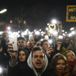 Austria a demonstration against the arrival of the far right