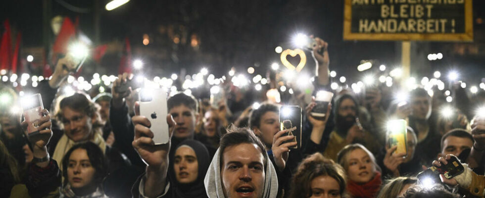 Austria a demonstration against the arrival of the far right