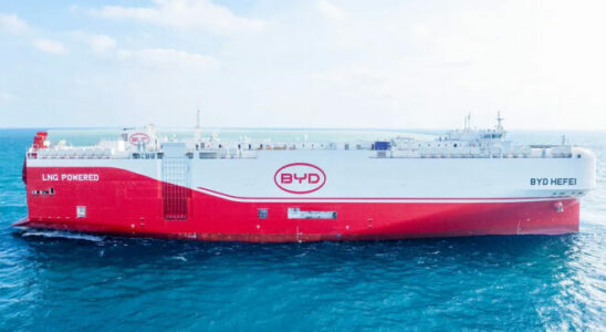 BYD commissioned its fourth export ship