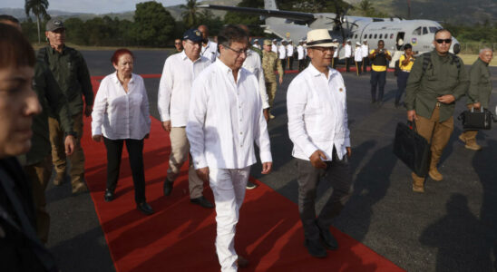 Colombian President Gustavo Petro visits Haiti