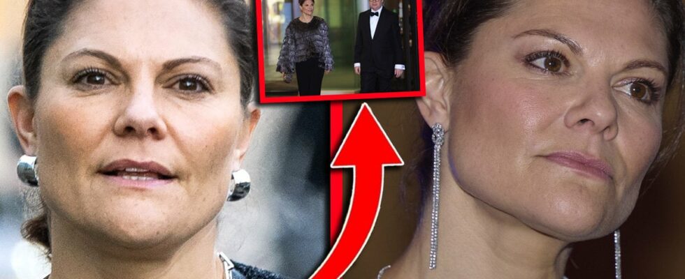 Crown Princess Victoria is seen for the behavior of the