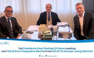 ENAC the president of Palma meets the CEOs of ENAV