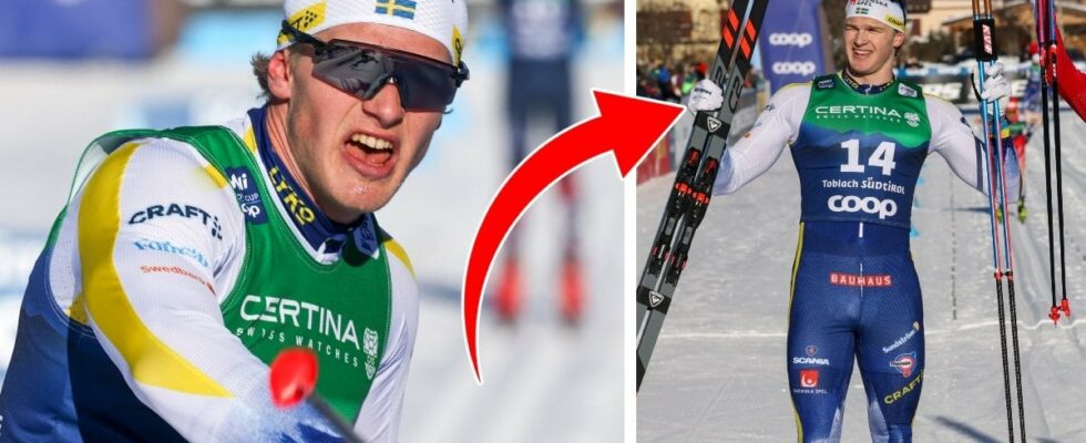 Edvin Anger second in the Tour de Ski