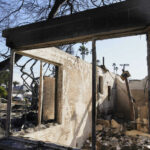 Fires in Los Angeles in Altadena the neighborhood looks like