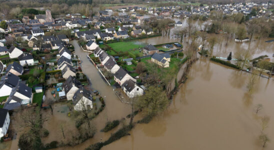 Floods in the west of France record rains and soil