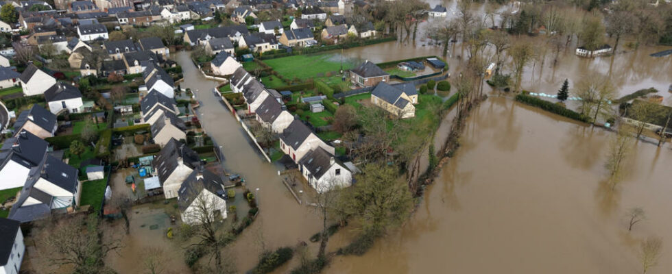 Floods in the west of France record rains and soil