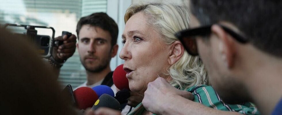 In Mayotte Marine Le Pen as spokesperson for residents and