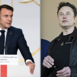 In one sentence Emmanuel Macron pays Elon Musk and sends