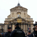 In tribute to Jean Marie Le Pen the security services mobilized