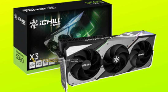 Inno3D signed RTX 5090 graphics card leaked