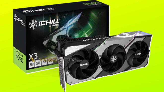 Inno3D signed RTX 5090 graphics card leaked