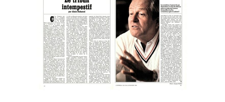 Jean Marie Le Pen the untimely tribune – LExpress