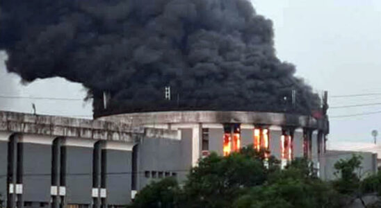 Liberia suspects arrested after Parliament fire are relatives of the