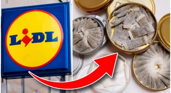 Lidls snus message to Swedish customers