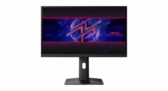 MSI introduced a gaming monitor with a 600 Hz Rapid