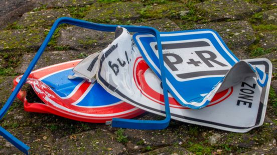 Municipalities assess damage after New Years Eve trash cans traffic