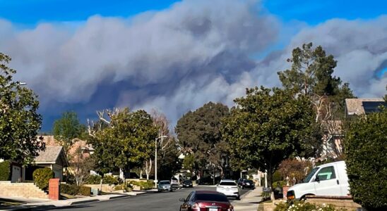 New explosive fire outside Los Angeles