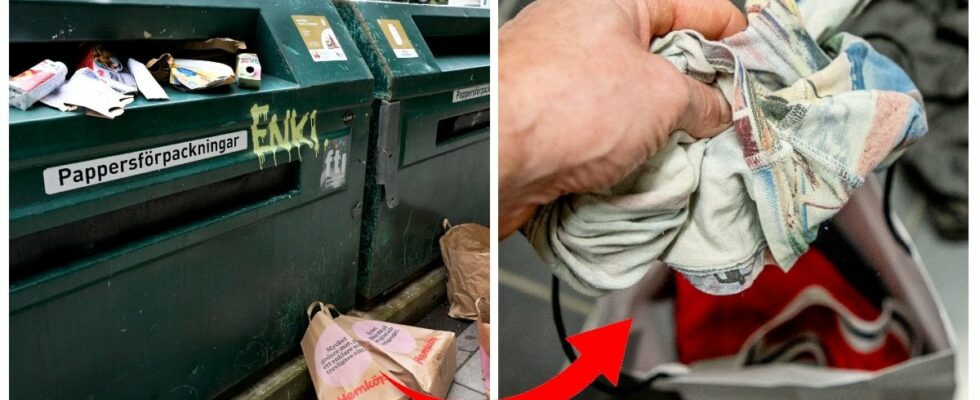 New teams create chaos piles of junk Four tons