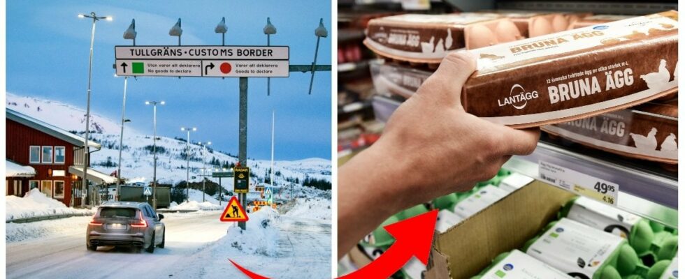 Norwegians flock to the border with Sweden risk of