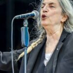 Patti Smith sang in a wheelchair