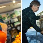 Pensioners buy food for the elderly and disabled in Lovanger