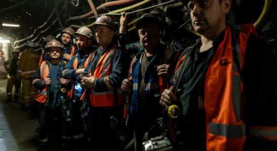 Poland coal industry workers and miners demonstrate in Warsaw