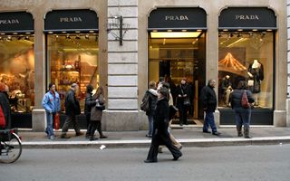 Prada goes up on the stock market after rumors of