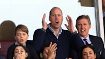 Prince William surprised football fans offered the beers to