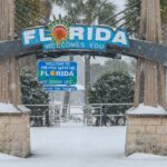 Record amount of snow over Florida