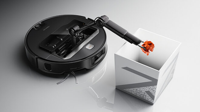 Roborock introduced a robot vacuum cleaner with a robotic arm