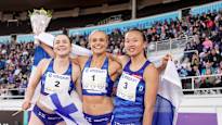 Saara Keskitalo to her indoor record Neziris run opened