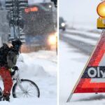 Snowy weather on its way over Sweden problems are