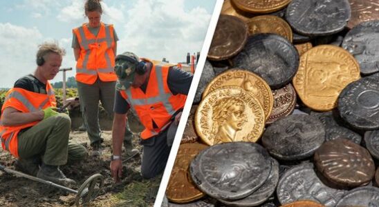 Spectacular find with metal detector in Bunnik 404 Roman coins