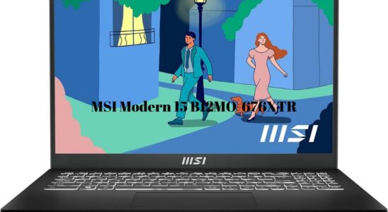 Stylish design perfect performance MSI Modern 15 B12MO 676XTR Laptop is