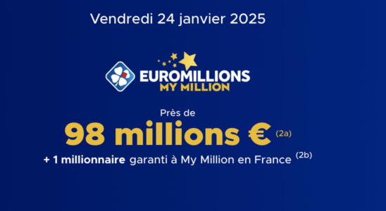 The draw of this Friday January 24 2025 98 million