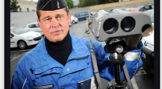 The gendarmerie jokes about the fake Brad Pitt scam who