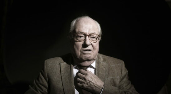 The grave of Jean Marie Le Pen vandalized using a mass