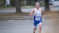 The orienteer Tuomas Heikkila ran on SEs road ten