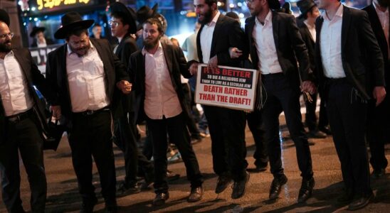 The recruits for the ultra orthodox brigade move in