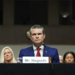 United States candidate for the Pentagon Pete Hegseth undergoes a