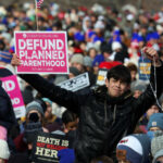 United States tens of thousands of anti abortion activists march in