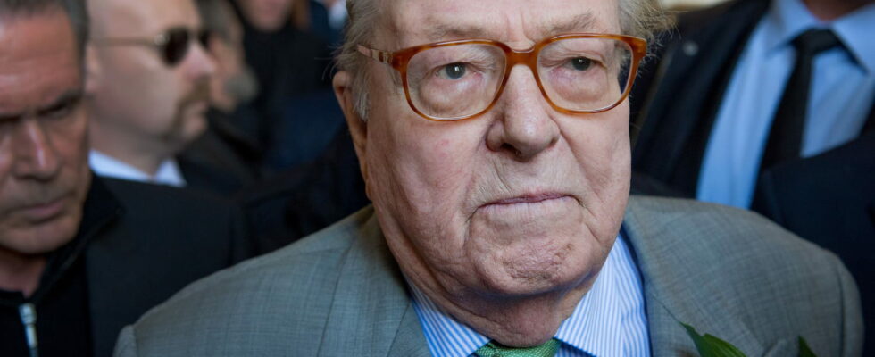 What did Jean Marie Le Pen die of