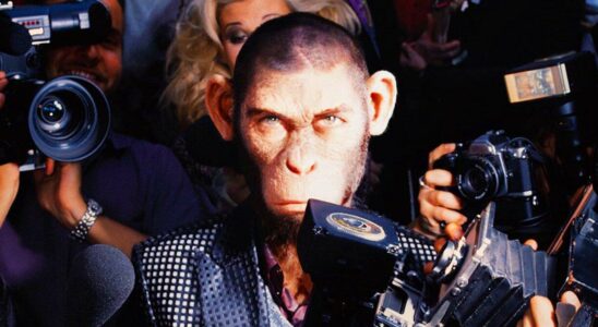 Why is the mega star in the film a monkey